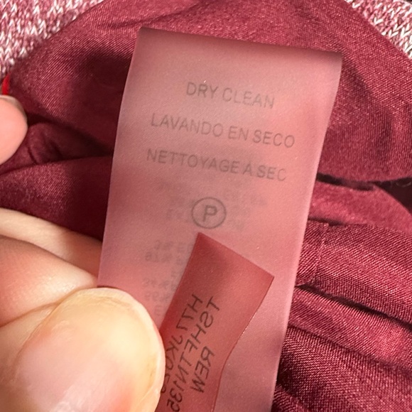 Tommy Hilfiger Maroon‎ Dark Red Womens Blazer size 6 - Picture 6 of 8